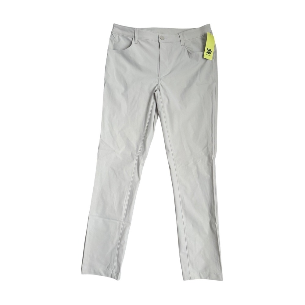 All in Motion Mens 360 Lifestyle Slim Fit 5-Pocket Golf Pants Stone 38x32 NWT
